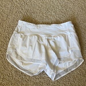 Lululemon White Shorts